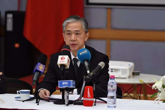 File - Chinese Foreign Ministry Spokesperson Wang Wenbin