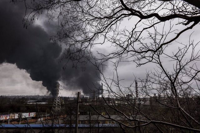 Russia confirms an attack on a military factory near kyiv Archive image of the Ukrainian war